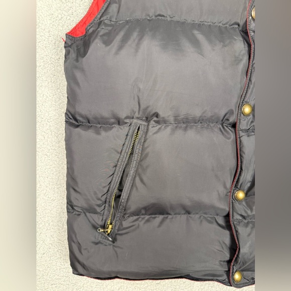 Polo Ralph Lauren down filled reversible black/red men’s medium preowned - Picture 8 of 11